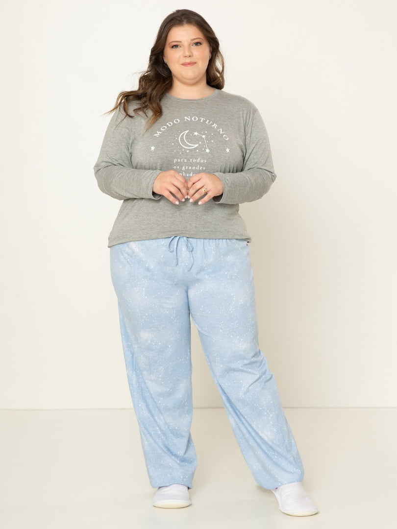 PIJAMA FEMININO LORENA PLUS SIZE