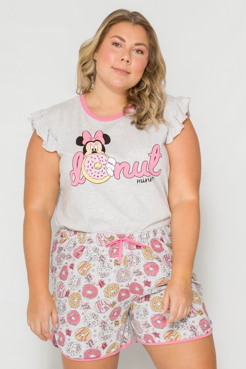 SHORT DOLL DONUT MINNIE PLUS SIZE