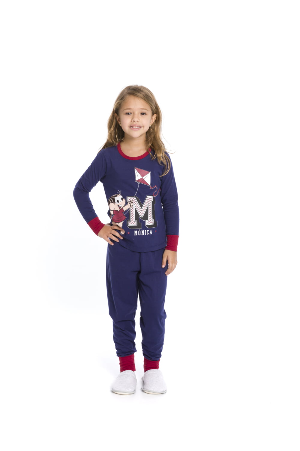 PIJAMA INFANTIL MENINA MÔNICA - PIPA - Pijamas dos Sonhos