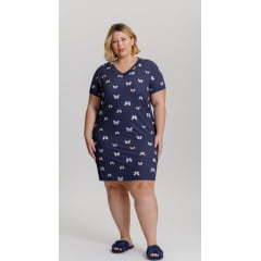 CAMISOLA FEMININA  BORBOLETAS PLUS SIZE