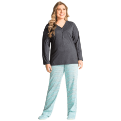 PIJAMA FEMININO NICOLE PLUS SIZE