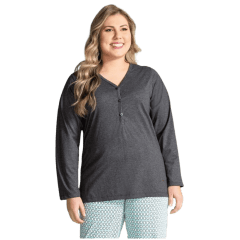 PIJAMA FEMININO NICOLE PLUS SIZE