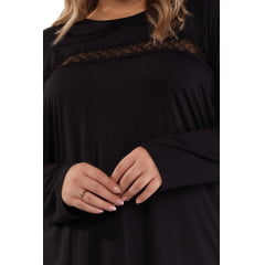 PIJAMA FEMININO EM VISCOLYCRA  LUISA PLUS SIZE