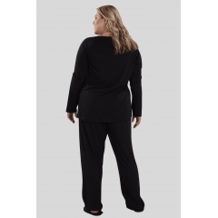 PIJAMA FEMININO EM VISCOLYCRA  LUISA PLUS SIZE