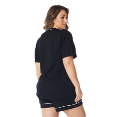 SHORT DOLL FEMININO TATI COM BOTÕES PLUS SIZE 