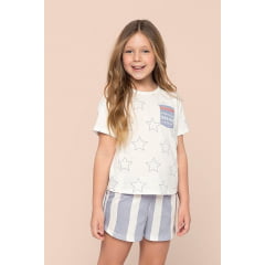  SHORT DOLL ESTRELAS INFANTIL MENINA