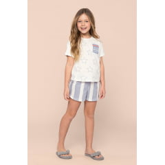  SHORT DOLL ESTRELAS INFANTIL MENINA