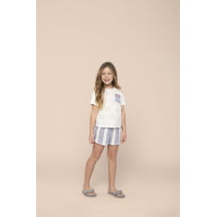  SHORT DOLL ESTRELAS INFANTIL MENINA