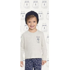 PIJAMA INFANTIL MENINO LONGO CAT