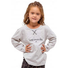        PIJAMA INFANTIL LONGO KIM FLANELA