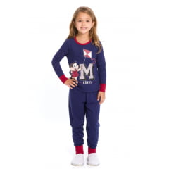 PIJAMA INFANTIL MENINA MÔNICA - PIPA