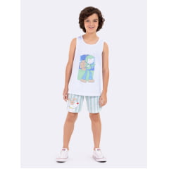 PIJAMA INFANTIL REGATA CURTO PEDRINHO