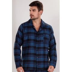 PIJAMA MASCULINO LONGO COM ABERTURA FRONTAL THALES