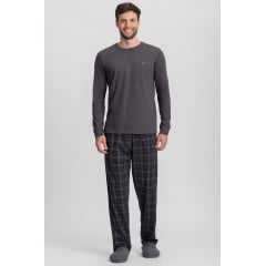 PIJAMA MASCULINO LONGO TIÊ