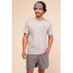 PIJAMA MASCULINO CURTO PLATINA